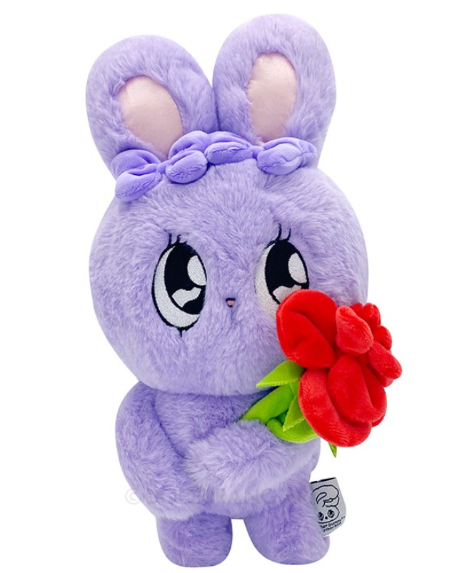 Esther Bunny Official Plush Doll Series Rose Bunny Purple 10