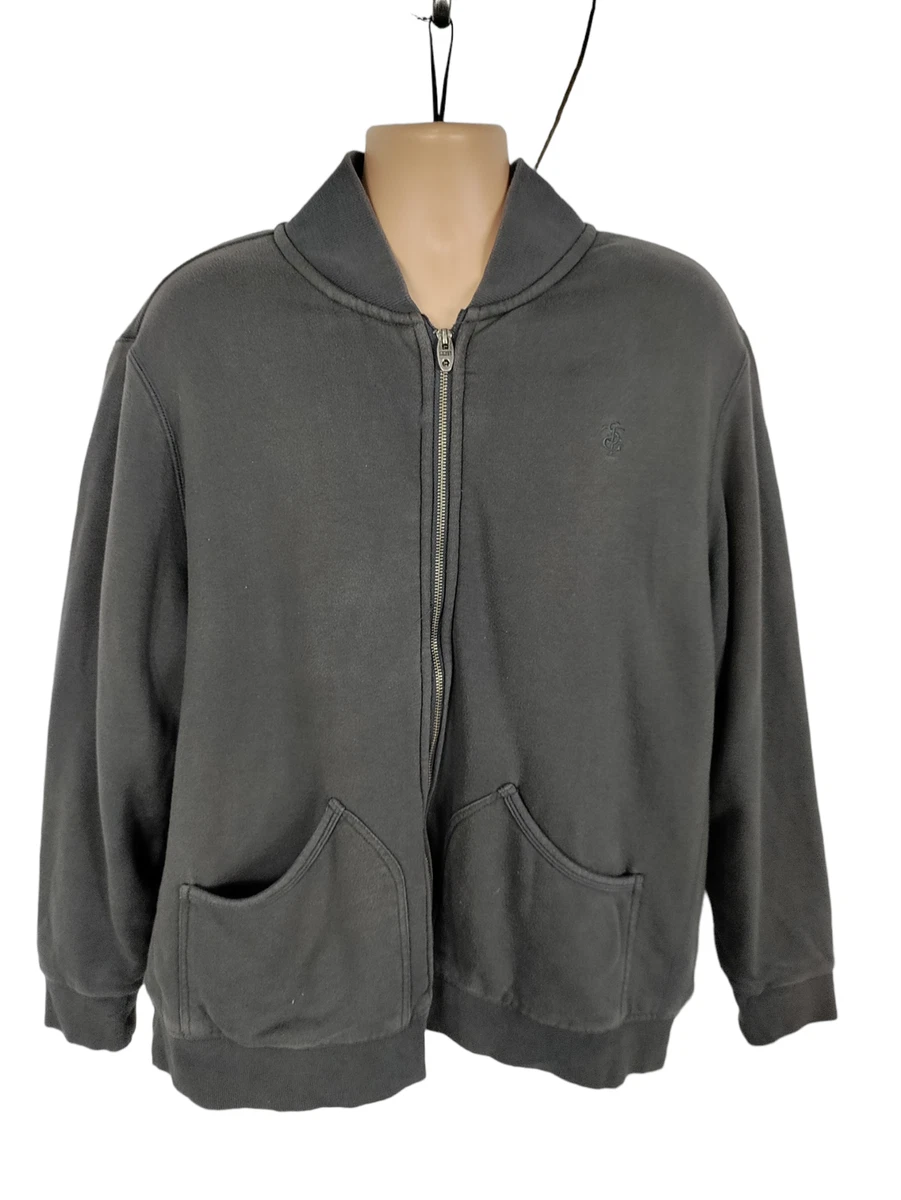 Grey cotton jacket mens sale