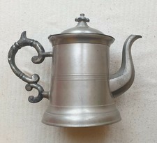 Smith & Co. Boston 1847-1856 Antique American Pewter Tea Pot