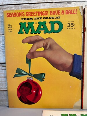 Vintage 1970 MAD Magazine Issues 132, 133 And 134 Lot of 3x Issues