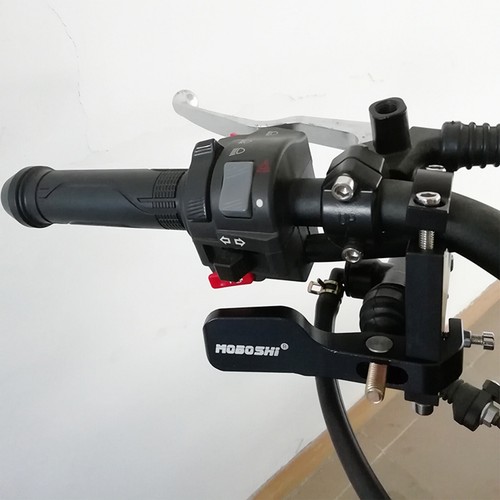 7/8'' Motorcycle Clutch Thumb Brake Lever Rear Master Straight Pump CylinderIvMU - Picture 1 of 11