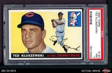 1955 Topps #120 Ted Kluszewski Reds PSA 7 - NM
