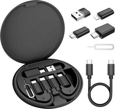 Elebase Multi USB Charger Adapter Kit,Micro USBC Adaptor with 1Ft 100W Charging