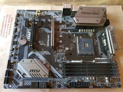 MSI Arsenal Gaming AMD Ryzen AM4 Tomahawk B450 Motherboard UNTESTED/FOR REPAIR