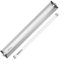 Hypool T8 Strip UVB UVA Reptile Lighting Fixture with 18-Inch 15 Watt UVB 10....
