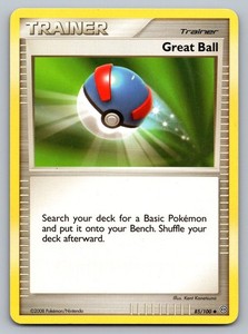 Pokemon TCG Stormfront Great Ball 85/100