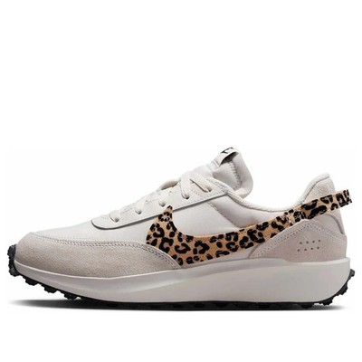 Nike Waffle Debut 'Leopard' (Size 9.5) ''White/Black/Sesame'' Women's Sneakers