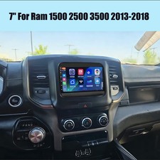 7 Inch Apple CarPlay For Dodge Ram 1500 2500 3500 2013-2018 Car Stereo Radio BT