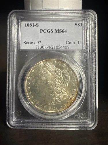 1881-S Morgan Dollar PCGS MS 64 #409