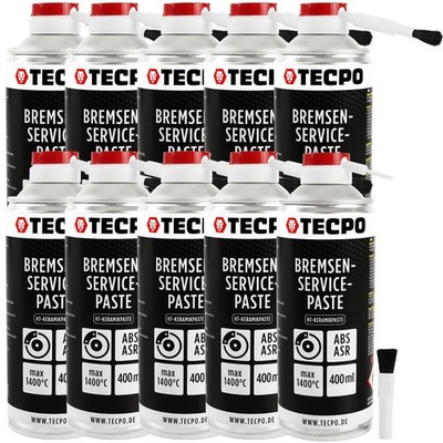 MONTAGEPASTE BREMSEN SERVICEPASTE 10x400ml SCHMIERFETT BREMSENPASTE KERAMIKPASTE