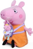 Simba Offiziell Peppa Pig Mummy PIG & Evie Weiches PlüSchtier Spielzeug