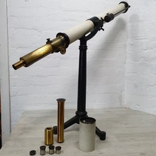 Rare Carl Zeiss Jena Telescope circa 1906 with accessories and stand