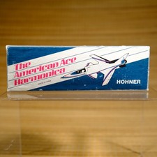 Vintage The American Ace Harmonica - Key of C - w/ Box