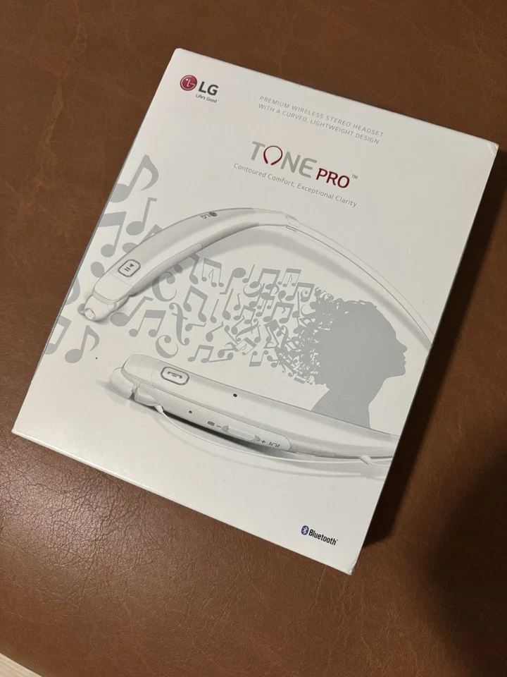 NEW LG HBS-770 V2 Tone Pro Wireless Headphones Neckban Bluetooth (White) - Image 3 of 3