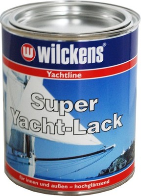 Wilckens Super Yacht Varnish High Gloss, RAL 9005 Jet Black, 750 Ml