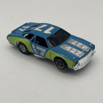 AFX 427 Chevy Chevelle Race Slot Car #17 Blue/Lime Green - Tested