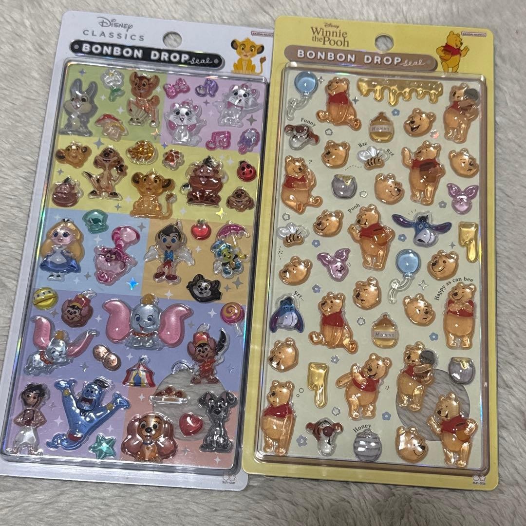 Disney Pooh Bonbon Drop Seal Classic Bondro Bear 2pcs