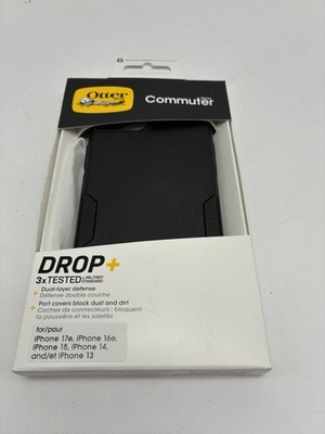 Otter Box Commuter Series 5G  iPhone 13-17 Black Cover