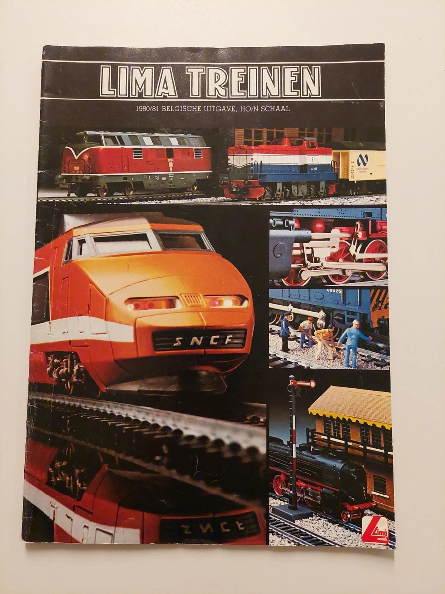 ► LIMA-treinen - catalogus 1980/81 - Belgische uitgave - HO/N schaal