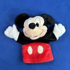 Vintage Mattel Disney Mickey Mouse 8-9 Plush Hand Puppet Classic