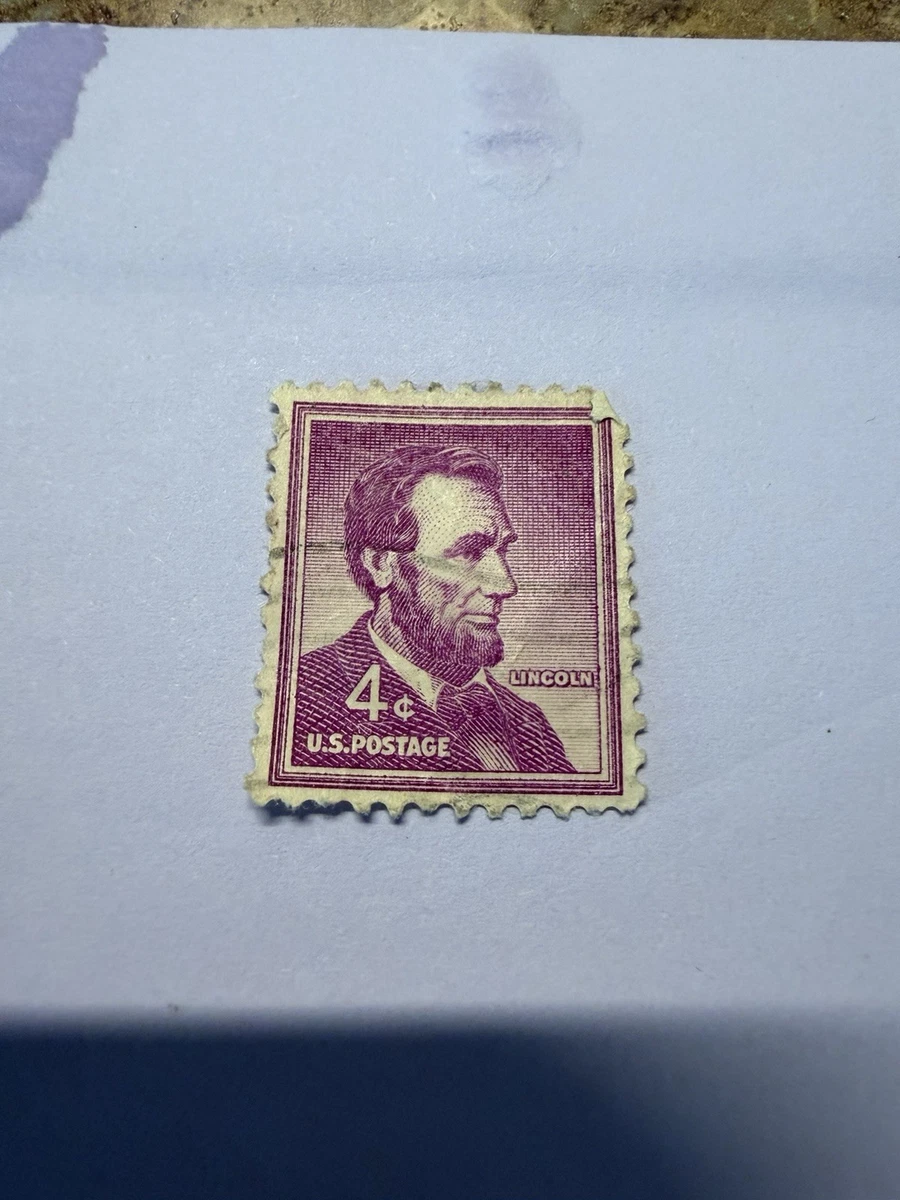 4 Cent Lincoln Stamp In Used Us Stamps (1901-Now) for sale | eBay