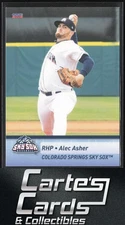 Alec Asher 2018 Choice Colorado Springs Sky Sox #2 Colorado Springs Sky Sox