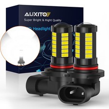 Super Bright 9145 9140 H10 LED Fog Driving Light Bulbs 6000K Clear White 5630smd