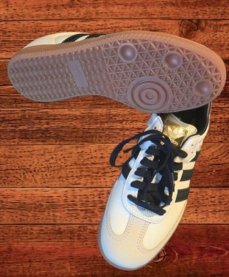 Adidas Samba OG Cream White, Core Black, Sand Strata (Women s 8-1/2), ID0478