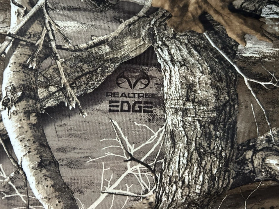 Gamehide Realtree Camo Edge Tick Repel Tactical Jacket Mens 5X 1/4 Zip Pullover - Image 4 of 4