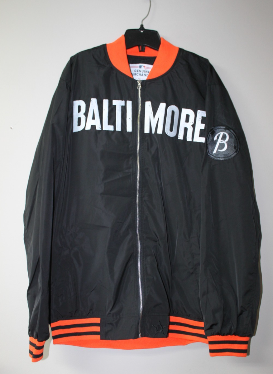 MLB ボルチモア・オリオールズ ジャケット 2XL New MLB Baltimore Orioles City Edition embroidery nylon jacket men