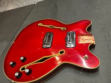 Vintage 1967 Fender Coronado II Loaded Guitar Body All original  w/ pickups 60 s