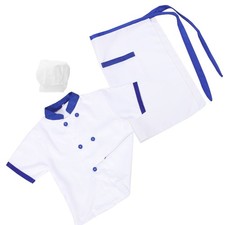Girls Chef Costume Pretend Cooking Sets for Kids Children Outfit