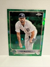 2022 Topps Chrome Update Sapphire Michael Fulmer Green Refractor /75 #US216