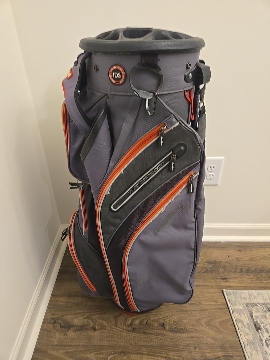 BAG BOY REVOLVER XP Cart Golf Bag 14-Way Rotating Top IDS Gr
