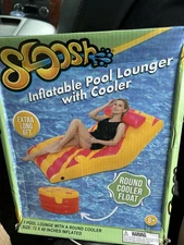 Inflatable Pool Lounger Float With Cooler