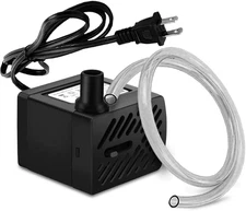 50GPH 3W Mini Submersible Water Pump for Aquariums, Fish Tank, Pond, Fountain, H