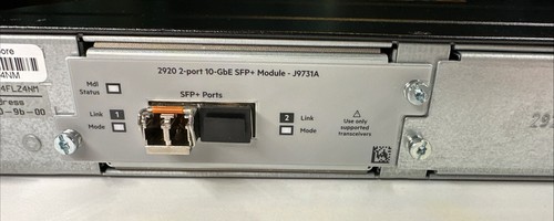 HP Enterprise Aruba 2920-48G J9729A PoE+ 48-Port Gigabit Ethernet Network Switch - Picture 8 of 12