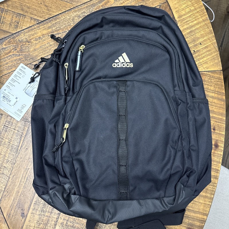 Adidas  PRIME 7 BACKPACK Black & Gold Metallic 