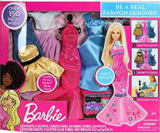 Barbie Be a Real Fashion Designer Classic Set DIY Doll Clothing Kit for Girls wi