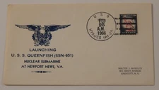 USS Queenfish (SSN 651) launched February 25 1966 USS Hyades (AF 28)