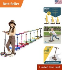 Fun 3-Wheel Kids Scooter with Flashing Wheel Lights Suitable for Ages 2 and Up