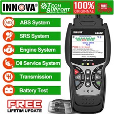 INNOVA 6100P OBD2 Scanner ABS SRS Transmissio...