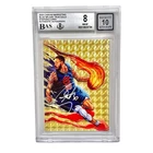 2025 Canvas Marketing Stephen Curry Blue Splash True Gold Beckett 8 AUTO 10