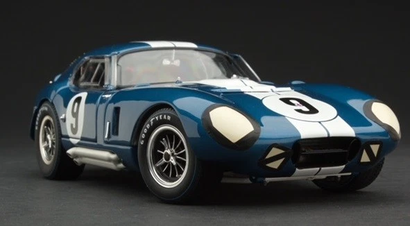 Exoto 1/18 Cobra Daytona Coupé #98GT 1965 - Signée Carroll Shelby - Neuf En Boîte