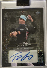 Tommy Troy 2024 Wild Card 5 Card Draw Stacked Deck - Black Rookie Auto 1/1  ?. rookie card picture