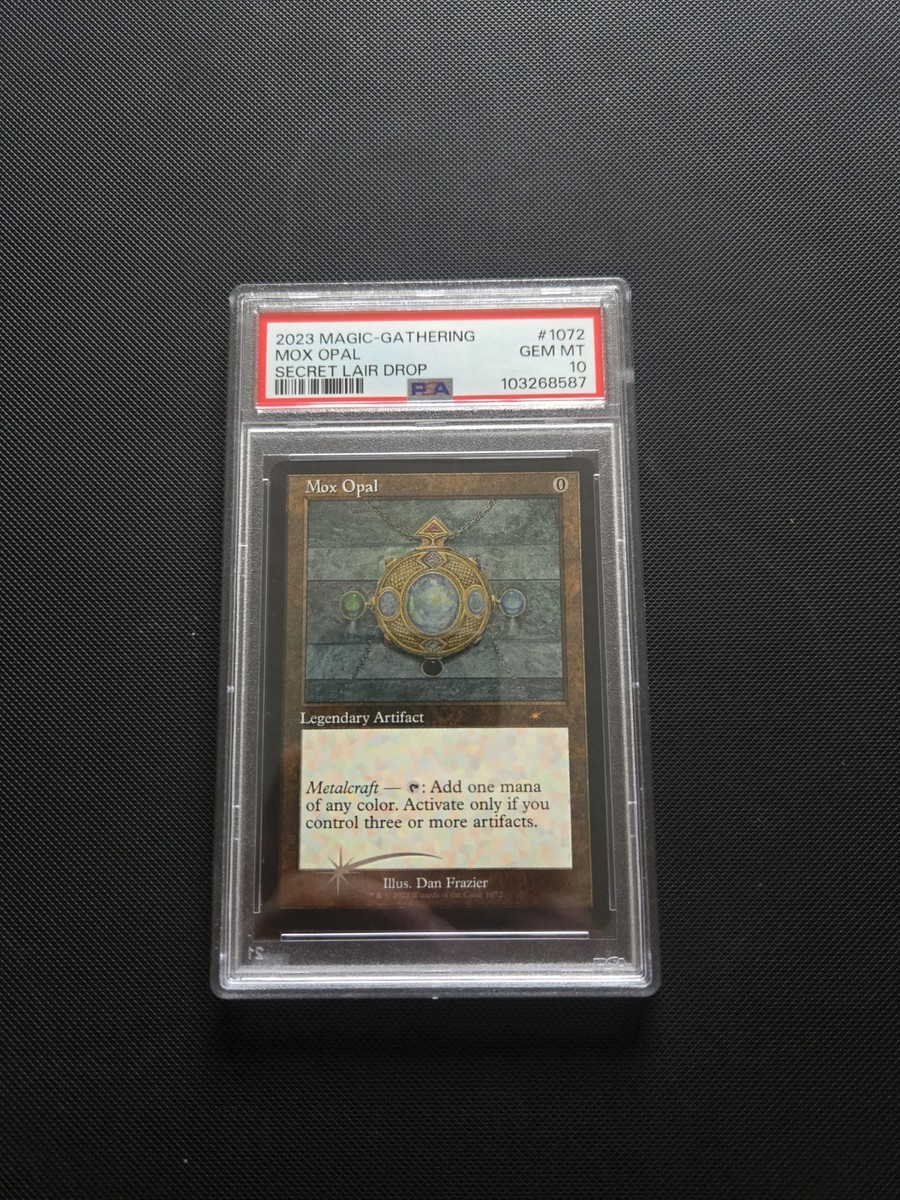 MTG オパールのモックス/Mox Opal Secret Lair Foil エッチング・Foil】(1072)□旧枠□《オパールのモックス/Mox