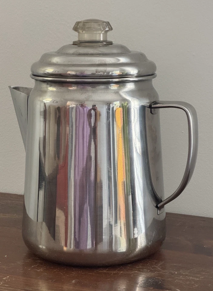 Coleman 12-Cup Stainless Steel Stove Top / Camping Percolator Coffee Pot - image 3 of 4
