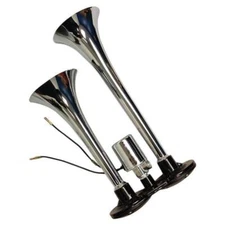 1000DB 12V Dual Trumpets Super Loud Car Electric Horn Truck Boat Train Speaker