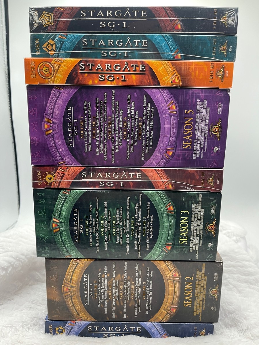 Stargate SG-1 Seasons 1-8 DVD Box Sets Some Sealed | eBay Stargate SG-1 Seasons 1-8 DVD Box Sets Some Sealed | eBay