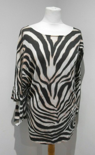 Guess Marciano animal print long sleeve mini dress Size 1 UK 8 VGC silk blend kn - Picture 2 of 9